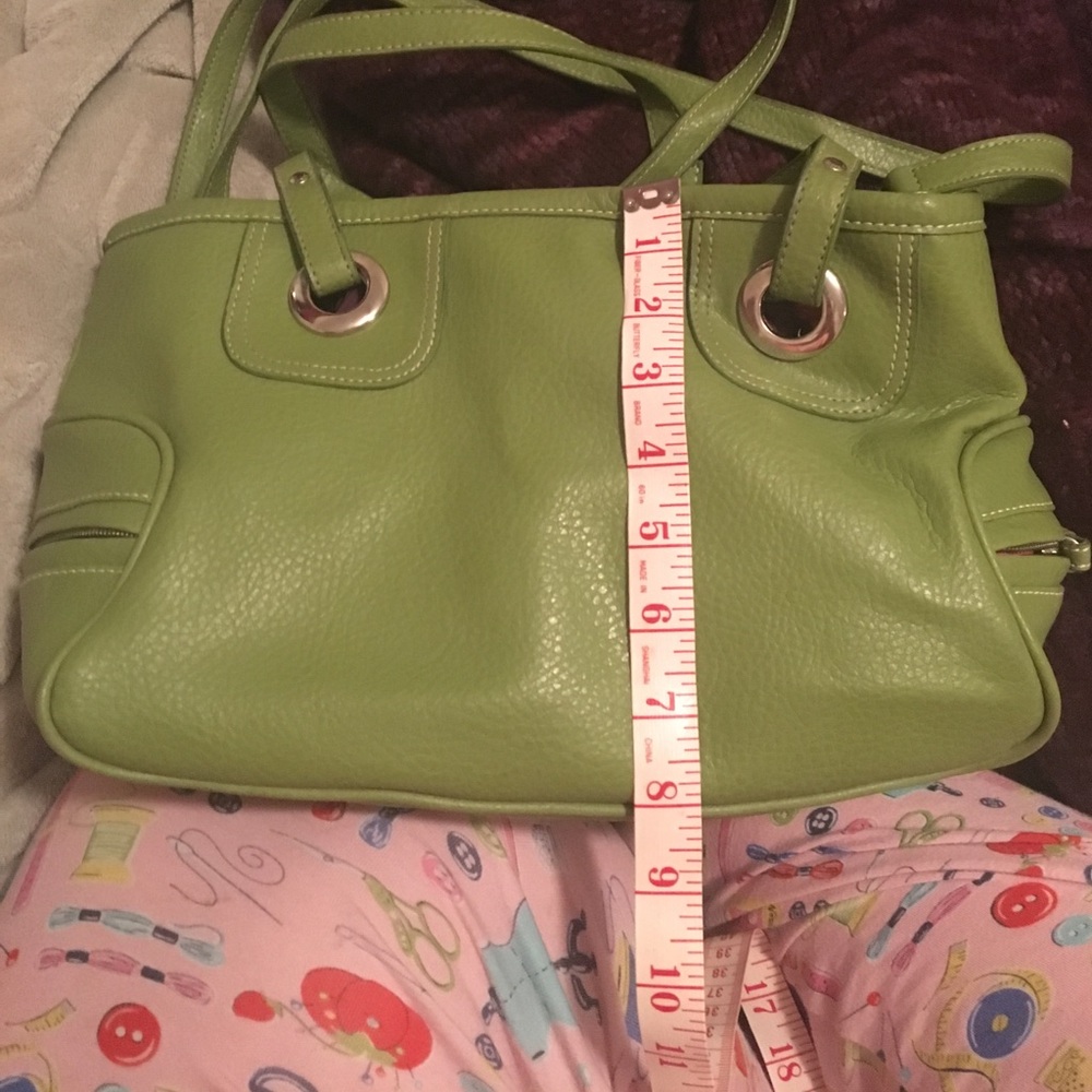 Vintage Green Leather Purse - Picture 7 of 7